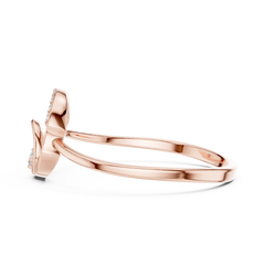 Celestial Geometric Open Circle Ring