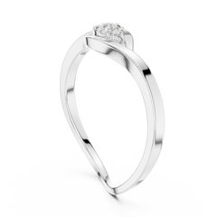 The Olas Mandel Diamond Ring
