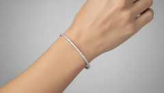 Flexible Diamond Flexi Bangle