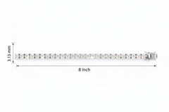 Lines of Light Diamond Tennis Bracelet