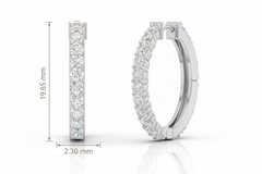 Diamond Huggies Earrings