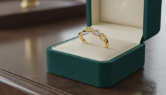 Interlocking Hearts Diamond Ring
