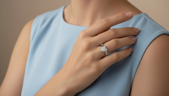 Intertwined Hearts Silver Ring