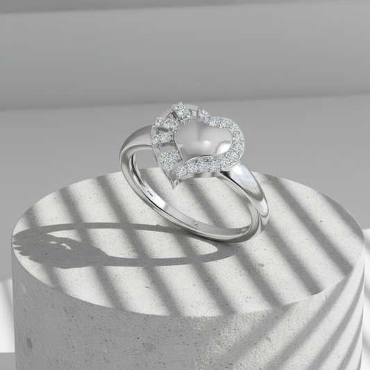 The Modern Valentine Silver Ring