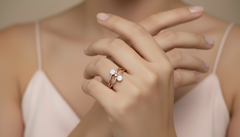 Intertwined Flora Diamond Ring