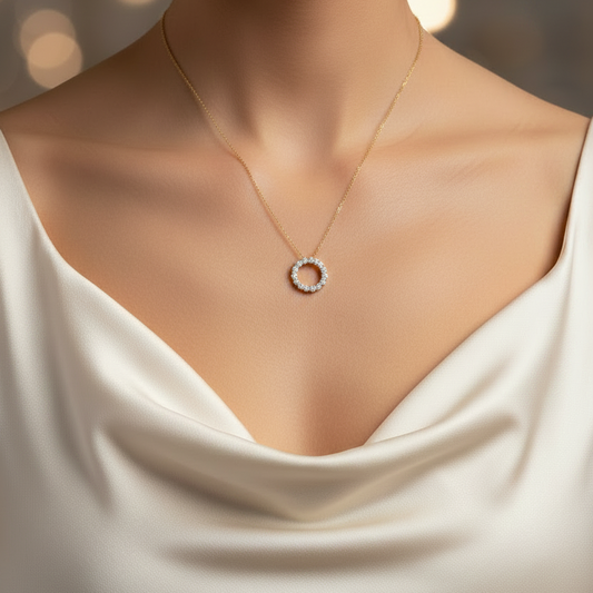 Open Circle Diamond