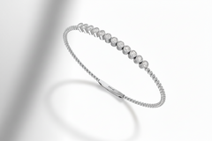Beads with Bezel set Diamonds