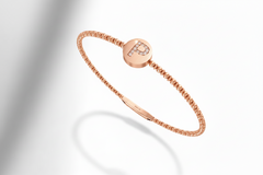 Celestial Initial Beaded Bangle