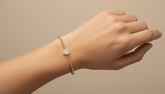 The Serene Heart Diamond Bangle