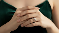 Infinity Love Knot Diamond Ring
