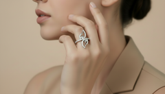 Leaf Promise Diamond Ring