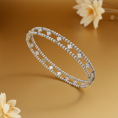 Double Row Beaded with Diamond