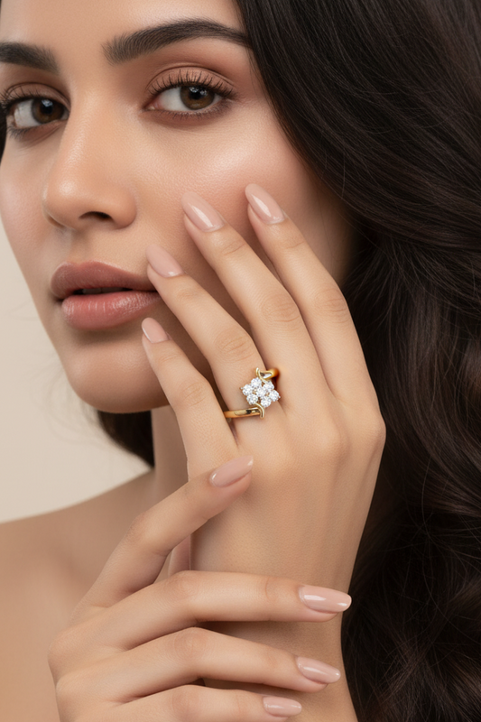 Asymmetric Diamond Bloom