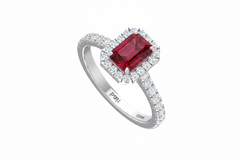 Emerald Cut Ruby