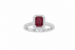 Emerald Cut Ruby