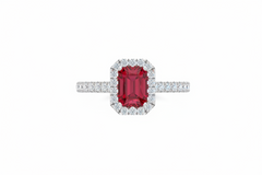 Emerald Cut Ruby
