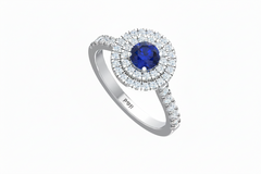 Round Cut Sapphire