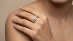 Marquise Cluster Diamond Ring