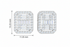 Emerald Cut Baguette Cluster