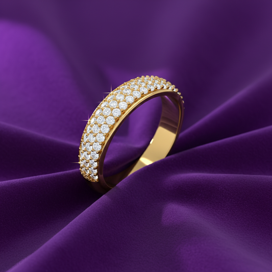 Sparkling Elegance Band Ring