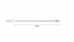 Elegant Prong-Set Crystal Tennis Bracelet