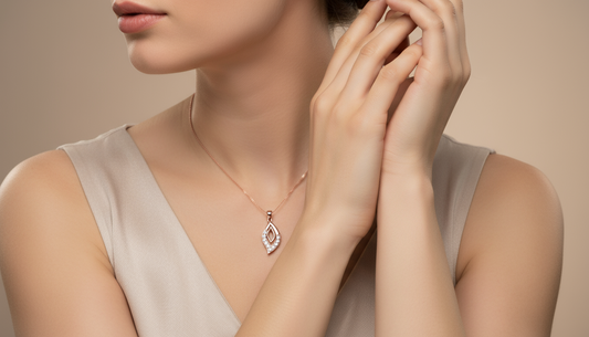 Diamond Leaflet Pendant