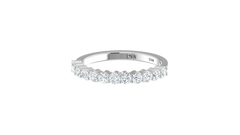 Prong Brilliant Diamond Half-Eternity