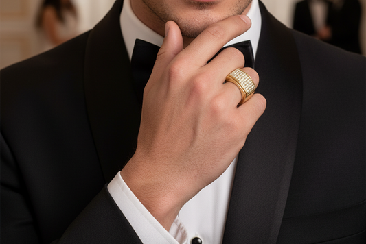 Sleek Tapered Shank with Grid-Pattern