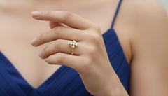 The Flourish Diamond Accent Ring