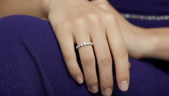 Floating Diamond Eternity Ring