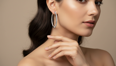 The 'Infinite Sparkle' Inside-Out Diamond Hoops Earrings