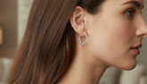 The 'Infinite Sparkle' Inside-Out Diamond Hoops Earrings