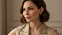 Modern Brilliance Hoops Earring