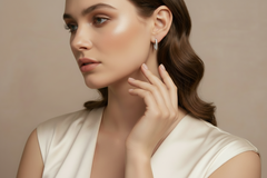 Classic Round Diamond "Inside-Out" Hoop Earrings