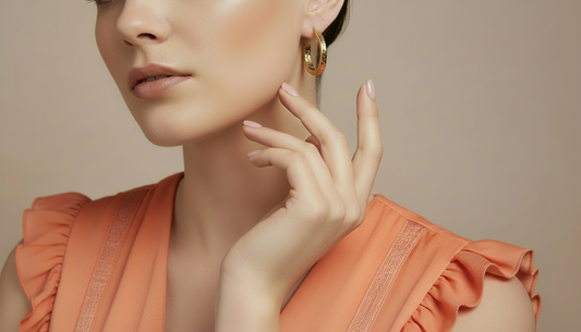 Flush Set Scattered Diamond Earring