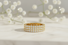 The Full Sparkle Row Ring