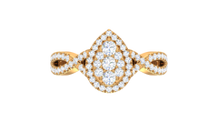 Pear-Shaped Teardrop Halo