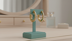 Eternity Style Diamond Earrings