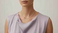 Classic Satellite Diamond Necklace