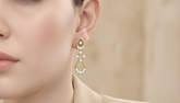 Elegant Multi-Drop Diamond Earrings