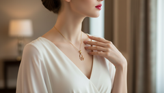 Classic Floral Motif Gold Diamond Pendant