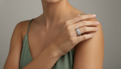 forty-Stone Diamond Cluster Ring