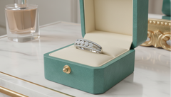 forty-Stone Diamond Cluster Ring