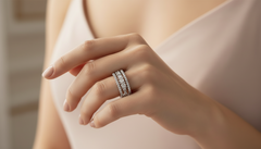 Five-Row Diamond Ring