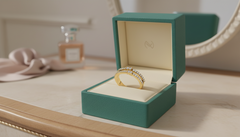 Two Crossover Diamond Ring