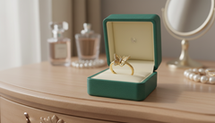 Gold Diamond Butterfly Ring