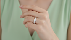 The Eternity Ten Stone Channel Diamond Ring