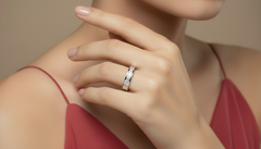 Modern Seven-Stone Diamond Wedding Ring