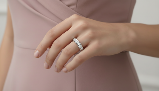 Nine-Stone Diamond Band Ring