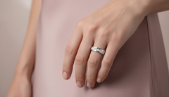 Durable Channel-Set Diamond Band Ring